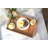 Hand-Woven Rattan Rectangular Serving Tray With Handles-188207597