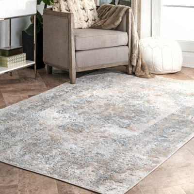 Tapis oriental argenté Andrus