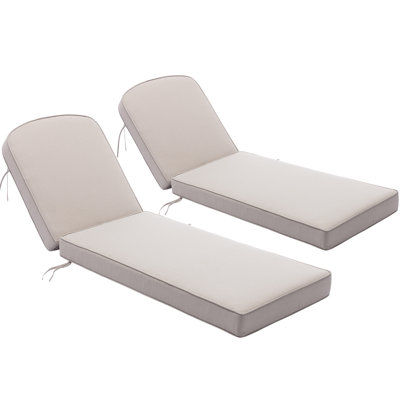 Coussin de siège / dossier d'extérieur en polyester très épais R 23 po x l 75 po x P 75 po avec épaisseur de 5 po Ranu