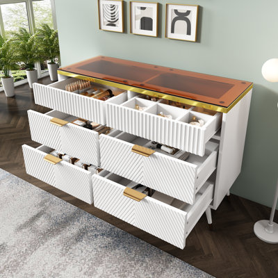 Metal 120cm W Chest of Drawers