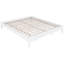 Très grand lit plateforme White Eastern