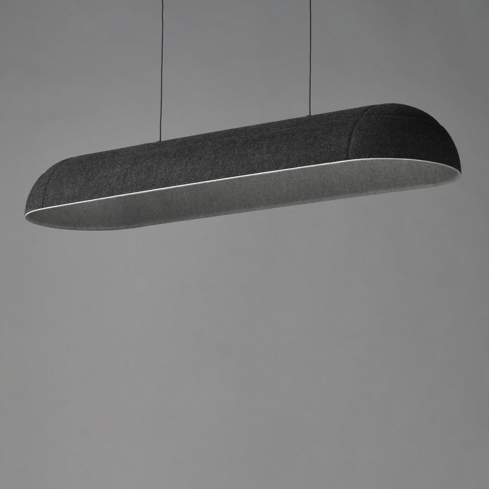Nava Dimmable Single Light Pendant, Dark Gray