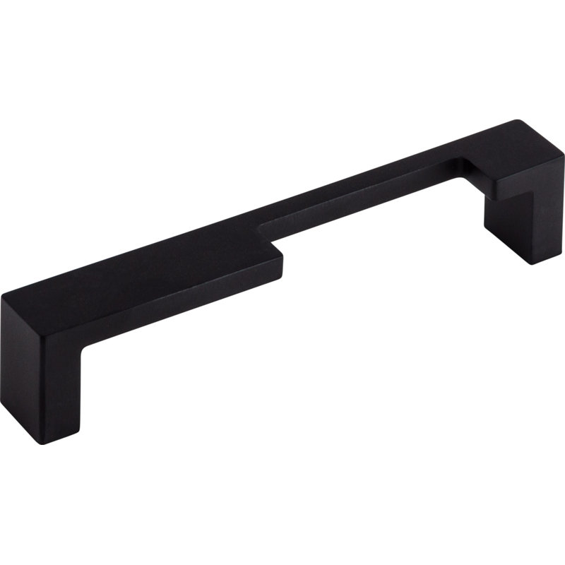 Modern Metro Bar Pull, Flat Black, 5" Center to Center