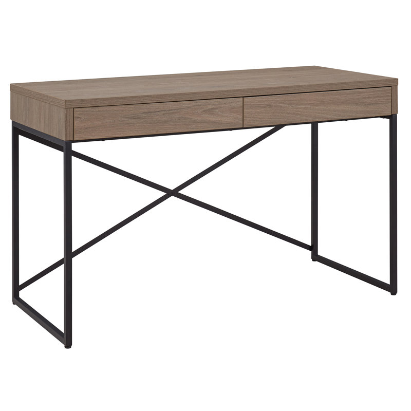 Mason 121.285cm W Rectangle Writing Desk, Antiqued Grey