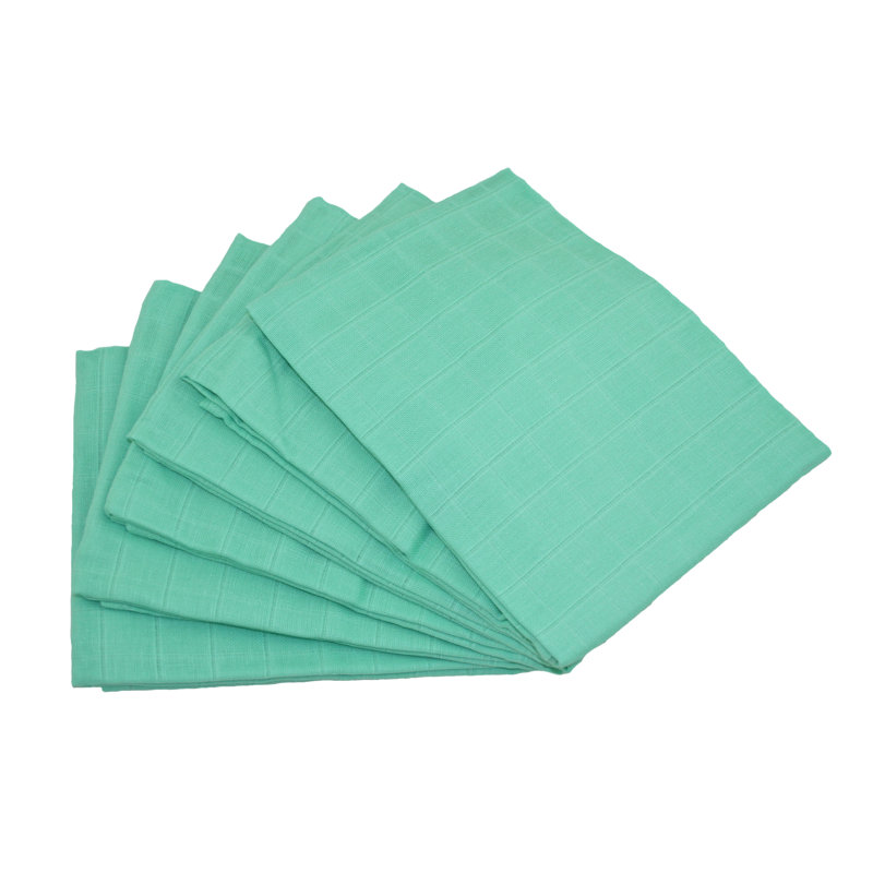 Norma Cotton Baby Blanket, Mint