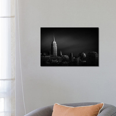 New York Skyline 1 Piece Wrapped Canvas Wall Art