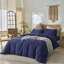 Ensemble de housse de couette 100% coton délavé LifeTown-116490153-116490145