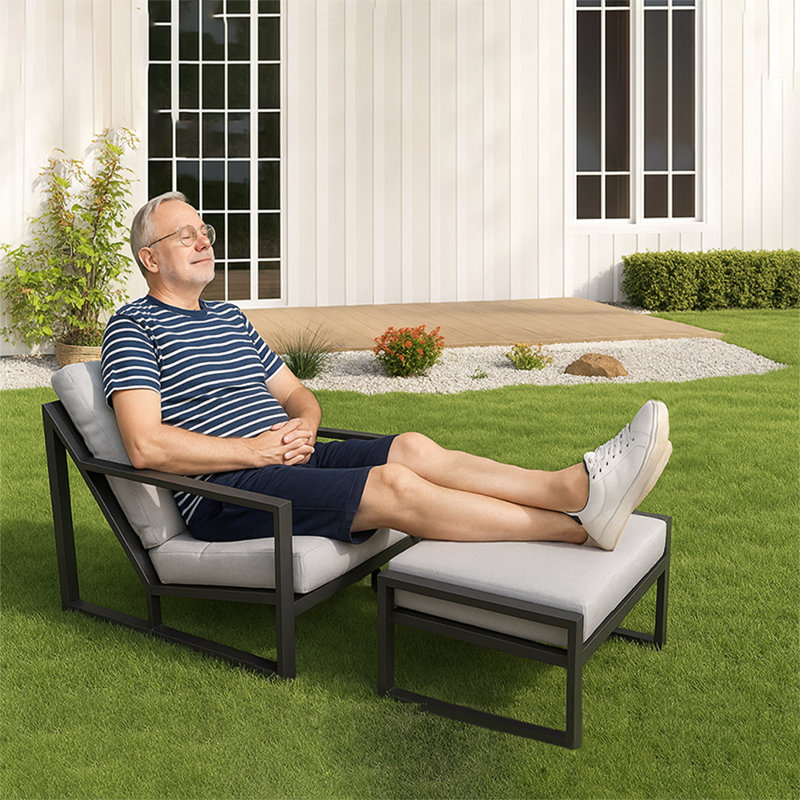 Fauteuil inclinable d'extérieur Bourbana