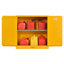 Armoire de rangement pour liquides en acier 30 gallons l 45 po x P 18 po x H 44 po Sandusky Lee par Sandusky