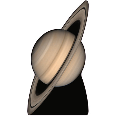Tall Saturn At Angle 89inch Nasa Astronomy Cardboard Cutout Standup
