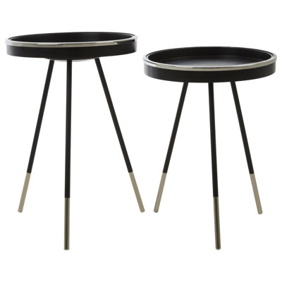 Anyelina Tray Top Side Table Set