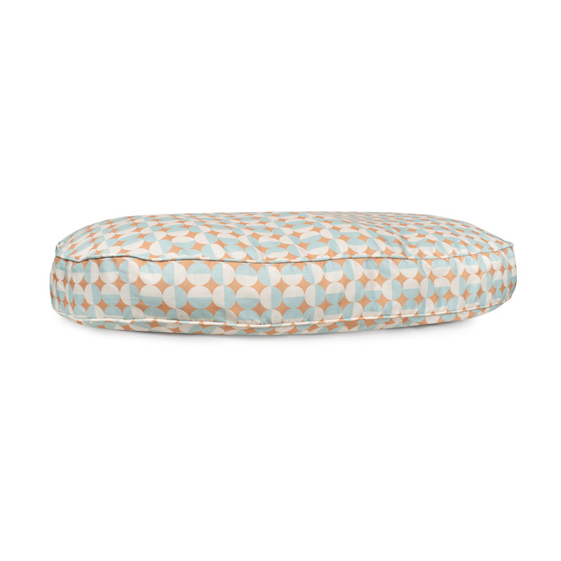 Large Oval Lounger Bed, Sunny, Ensoleillé, X-Large (53"w x 33"d x 6"h)
