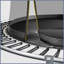 Trampoline 8 pi Springfree No Gap - noir-124620225