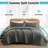 HLC.ME Benji - 3 Piece Quilt Set, Lightweight Bedspread Coverlet Quilt-101298586-101298581