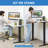 Mount-It Dual Motor Electric Standing Desk with 48 in. Tabletop, White-95768374