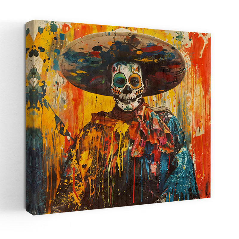 Art contemporain El mexico IV, H 32 po x l 32 po