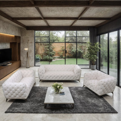 Chastin 3-Piece Living Room Sofa Set