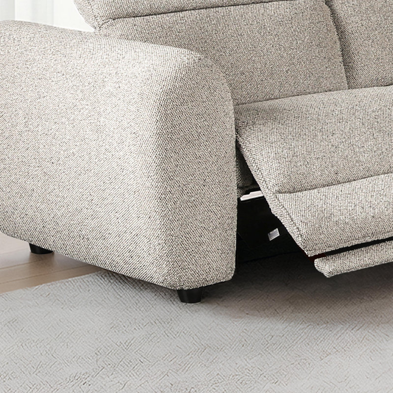 140" Contemporary Power Reclining Modular Sectional with Zero Gravity, Wireless Charging