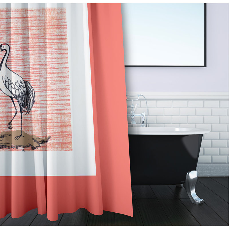 Rideau de douche Eastbourne, Corail