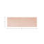 Rena 2 x 6 cristal rose brillant-128585758