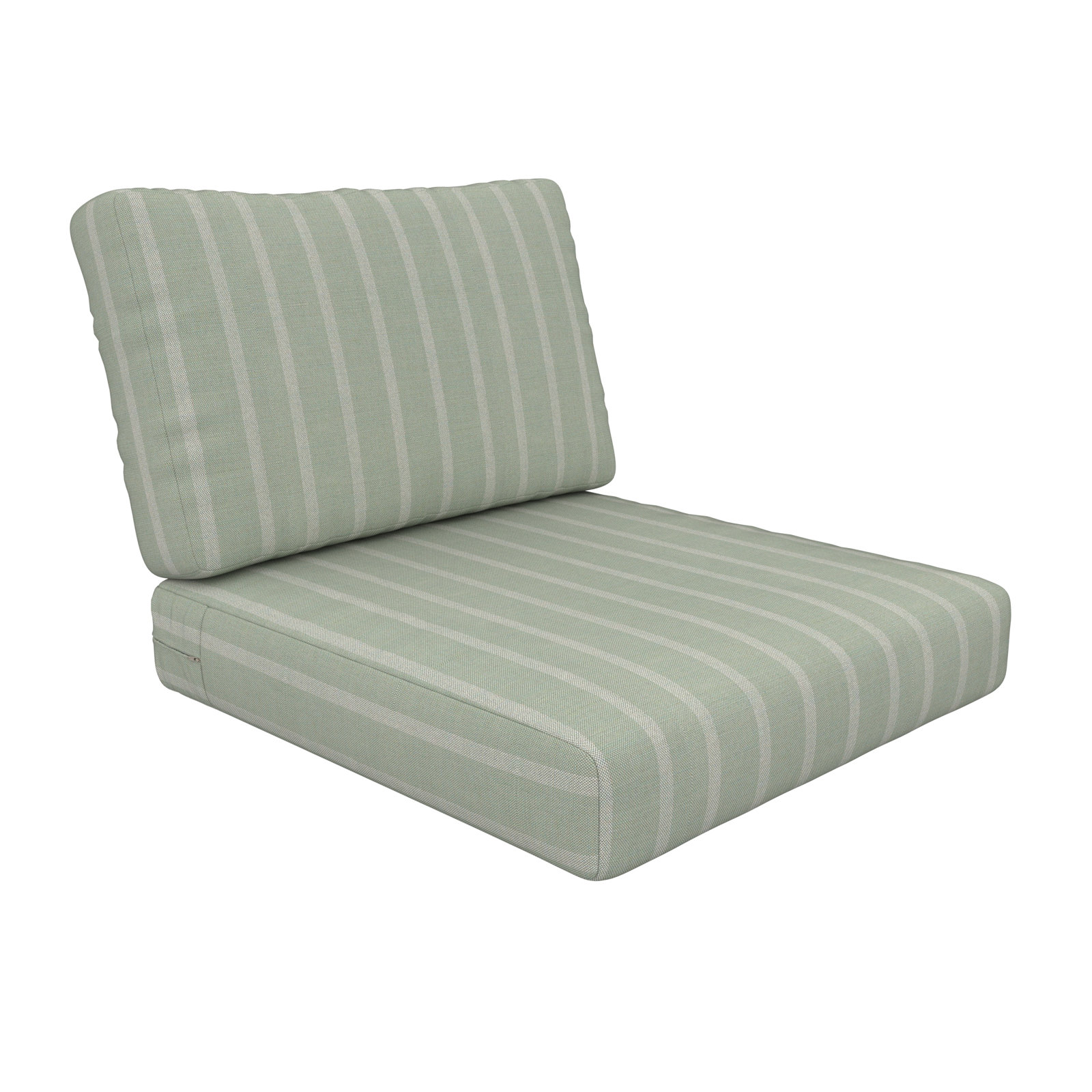 Amala 29" Sunbrella® Seat and Back Cushion, Sunbrella Unwind Rainwashed