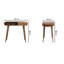 Barbuda Solid Wood Writing Desk