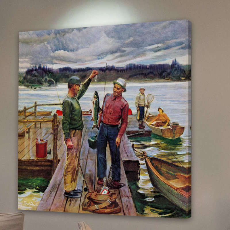 « the big one » par mead schaeffer, reproduction d’art sur toile tendue, H 48 po x l 48 po x P 1,5 po