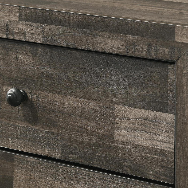 Mobilier de chambre à coucher 1Pc Rustic, Gris / brun rustique