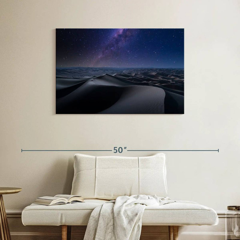 Alvord Empty Quarter Milky Way, H 26 po x l 39 po