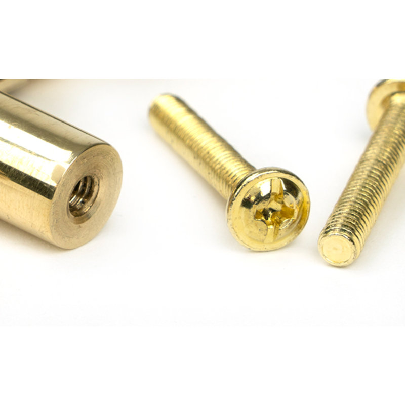 Bar Handle, 9.6 cm, Polished Brass