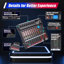 Console de mixage audio professionnelle à 8 canaux avec Bluetooth et USB
