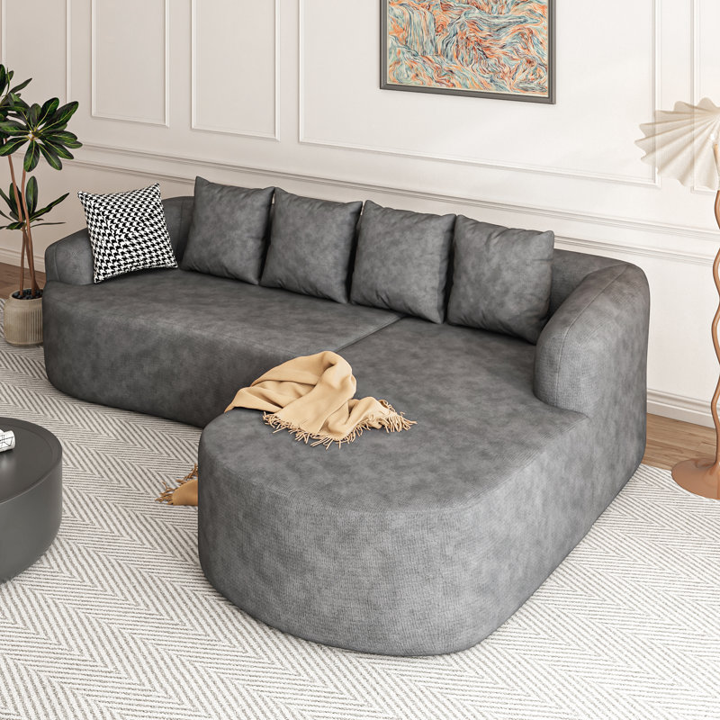 Canapé modulaire Boneless, Gris