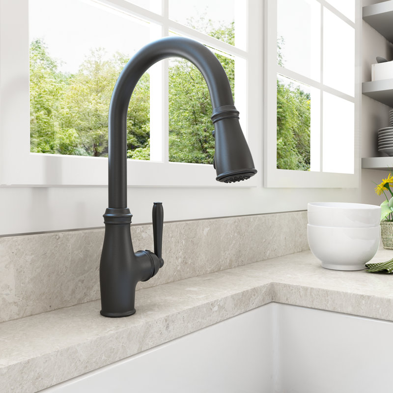 Belsena 2.0 Pull-Down Kitchen Faucet, Matte Black