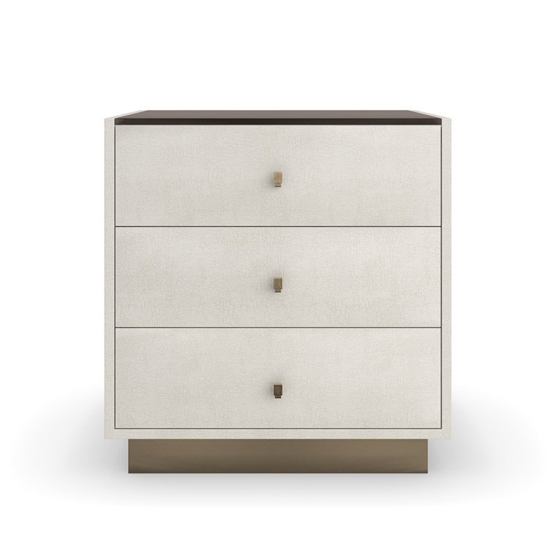 Iliad 3 - Drawer Solid Wood Nightstand