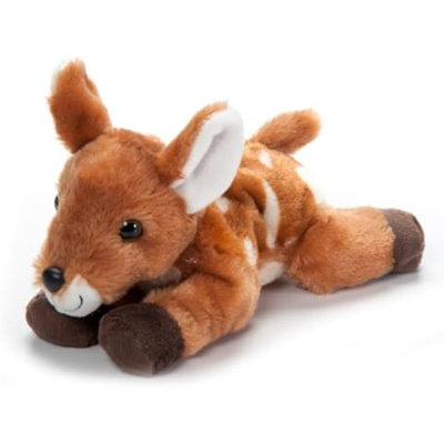 Fawn Stuffed Animal Plushie, Gifts For Kids, Scoopz Wildlife Animals, Fawn Plush Toy, 8 Inches