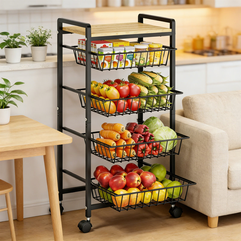Metal Bar Cart