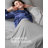 REST® Evercool® Breathable Luxury Bedding Flat Sheet For Hot Sleeper And Night Sweats, Bed Sheet With Woven Ionic+ Self Cleaning Silver Yarn For Sensitive Skin-112202020-112202016