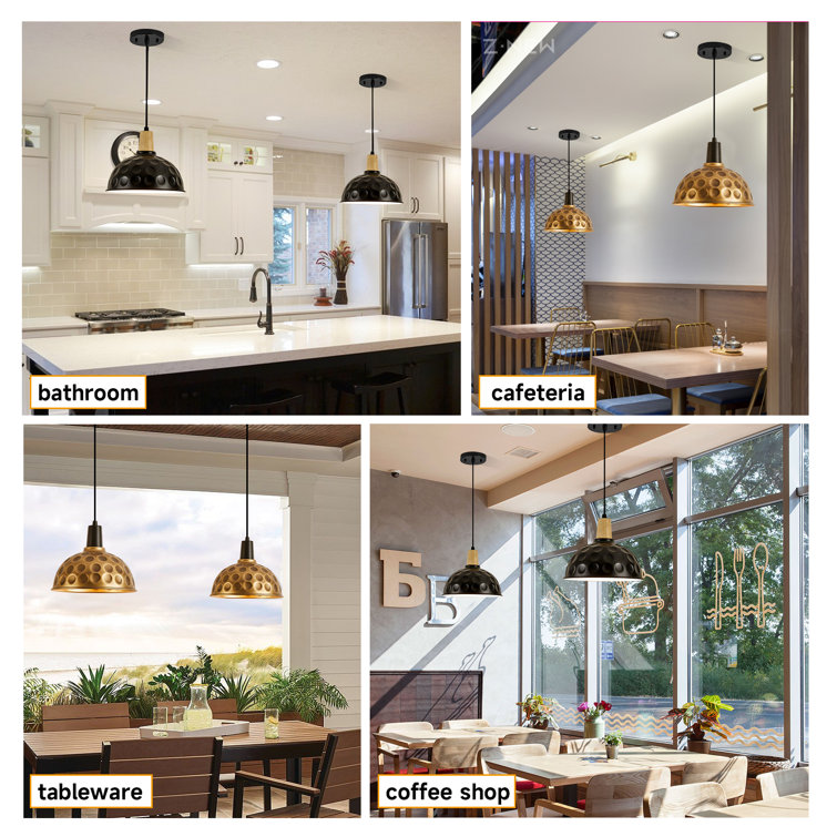 Akeria 1 - Light Black Kitchen Island Pendant