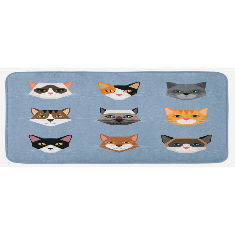 Cottage / Country Synthetic Kitchen Mat