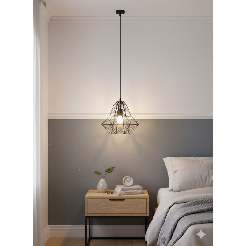 Luminaire suspendu 1 lumière Mendosa