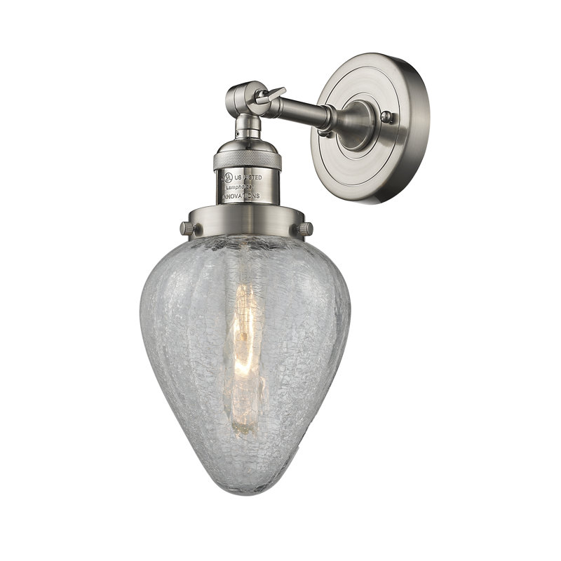 Shauna Armed Sconce, Brushed Satin Nickel