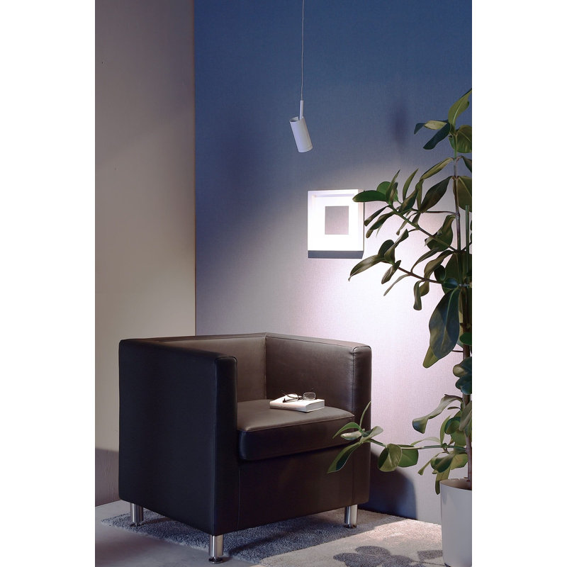 1 - Light White LED Cylinder Pendant