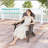 Weather Resistant HDPE Folding Adirondack Chair with Cup Holder, Easy Assemble Outdoor Adirondack Chair for Patio, Yard and Pool-1926358220