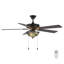 Ventilateur de plafond 52 po en bronze huilé avec télécommande Magna Carta
