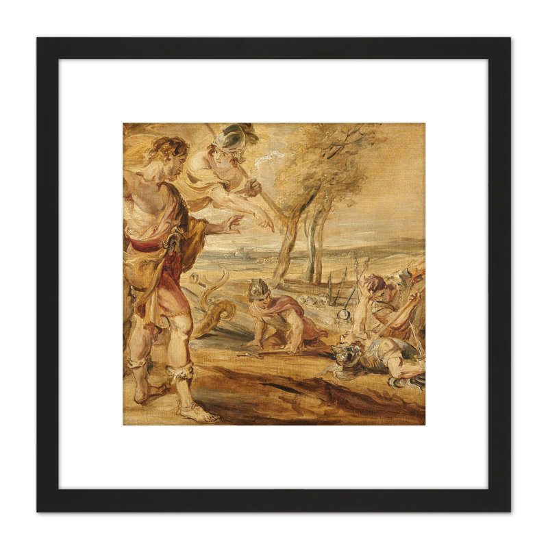 Cadmus Sowing Dragons Teeth by Peter Paul Rubens - Single Picture Frame Painting