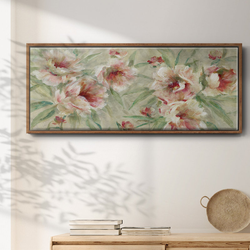 Peony Pleasure- Framed Canvas