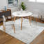 Grey Modern Rug, Abstract Stain Resistant Easy to Clean Rug For Living Room, Dining Room, Bedroom-1259249765