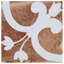 Angela Harris Mediterra Flora Terracotta 8X8 Matte Porcelain Tile
