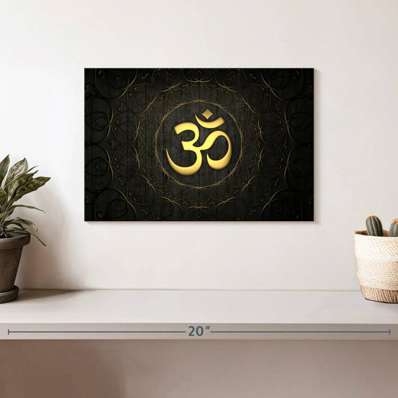  «Golden Om Symbole, H 8 po x l 12 po