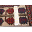 Tapis tadjik crème, rouge 4 pi 1 po x 6 pi 3 po
